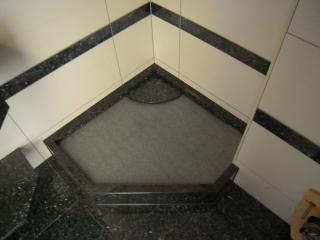 Granitdusche Sonderanfertigung Granitdusche Sonderanfertigung