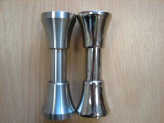 Treppenbolzen Typ 27 Unterschied vernickelt verchromt Edelstahl Treppenbolzen Typ 27