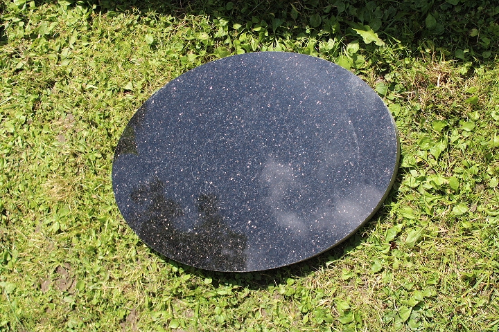 Trittstein Dekostein aus Granit Star Galaxy Trittstein 45cm x32 cm x 3cm